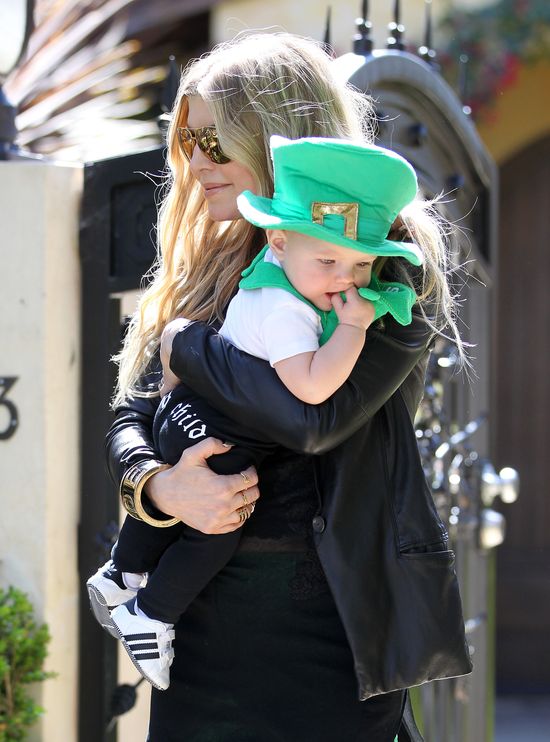 Fergie Dzień Świętego Patryka świętowała z rodzinką (FOTO)