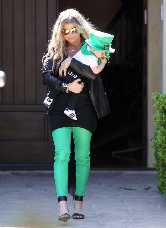 Fergie Dzień Świętego Patryka świętowała z rodzinką (FOTO)