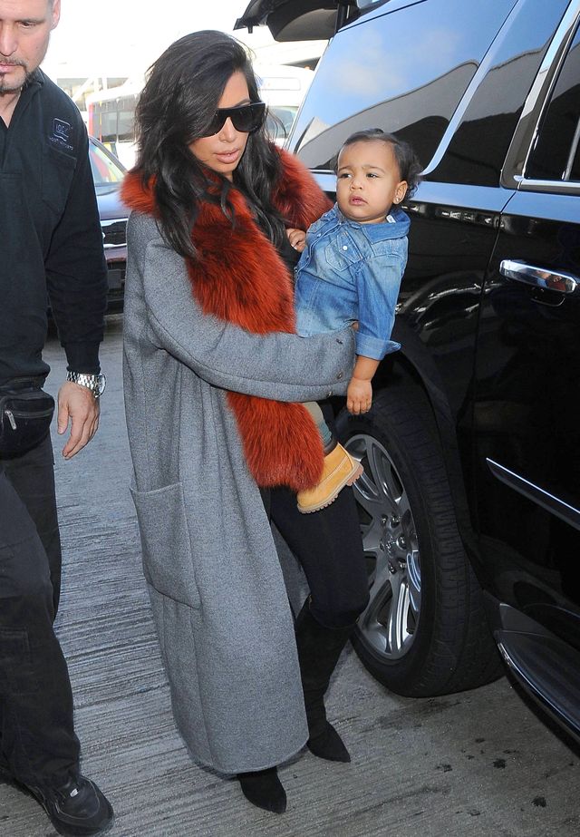 Kim Kardashian i Nori - stylowy duet (FOTO)
