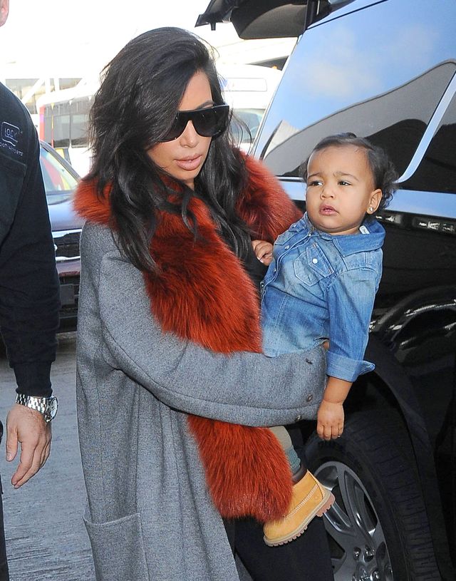 Kim Kardashian i Nori - stylowy duet (FOTO)