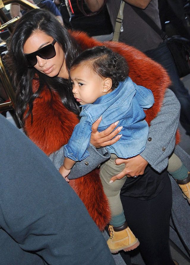 Kim Kardashian i Nori - stylowy duet (FOTO)