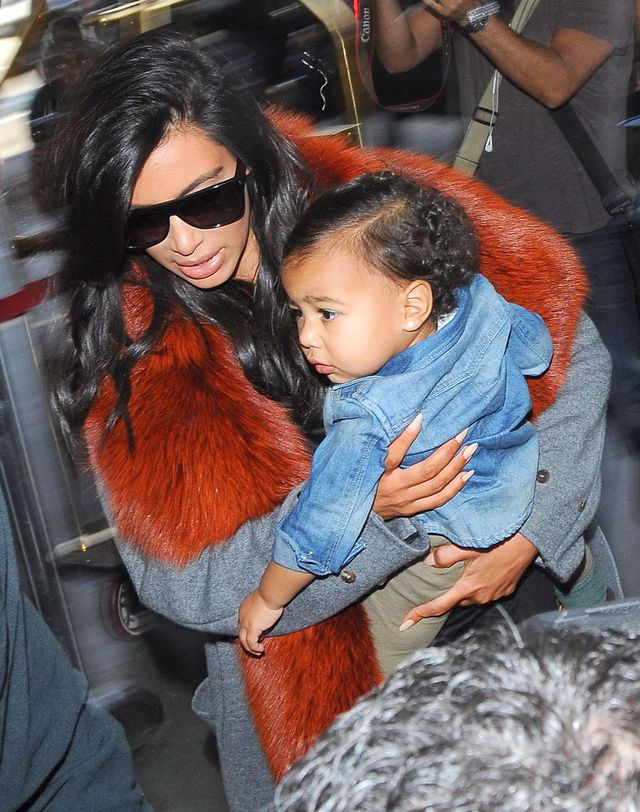 Kim Kardashian i Nori - stylowy duet (FOTO)