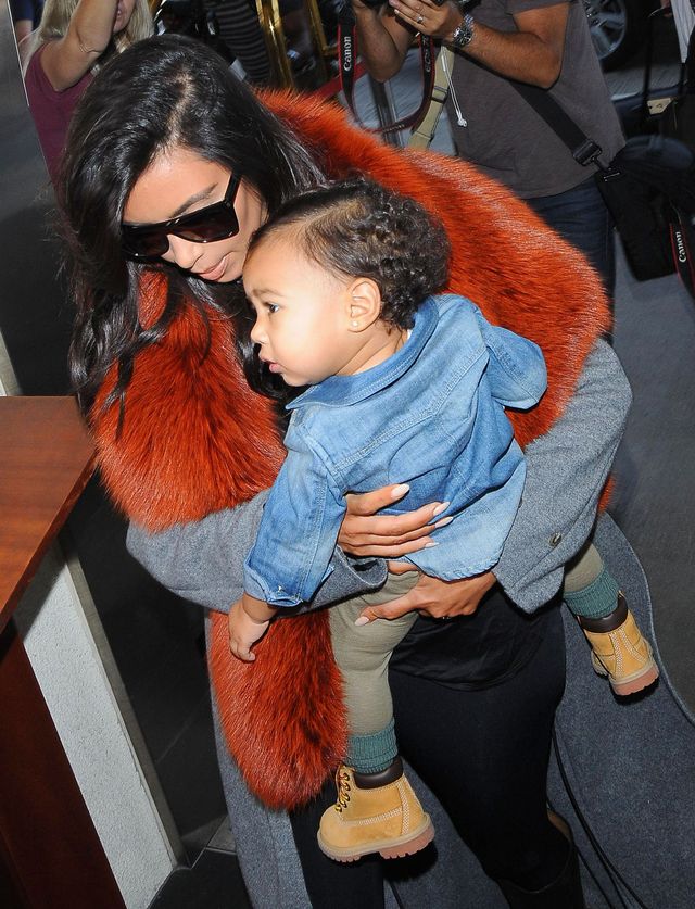 Kim Kardashian i Nori - stylowy duet (FOTO)
