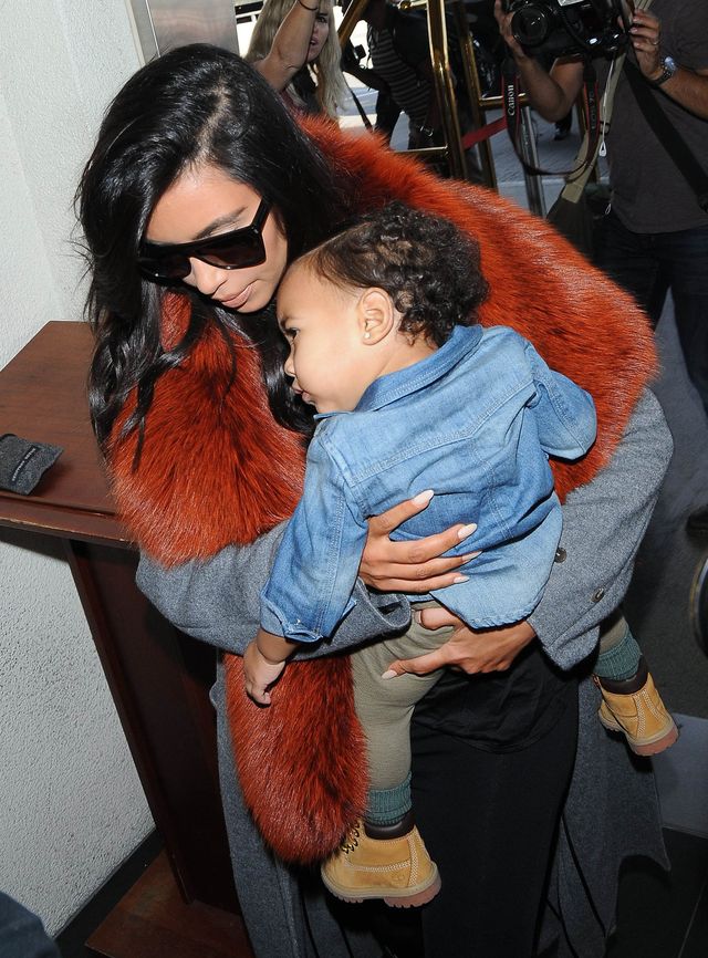 Kim Kardashian i Nori - stylowy duet (FOTO)
