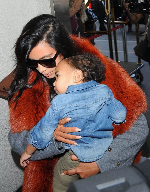 Kim Kardashian i Nori - stylowy duet (FOTO)