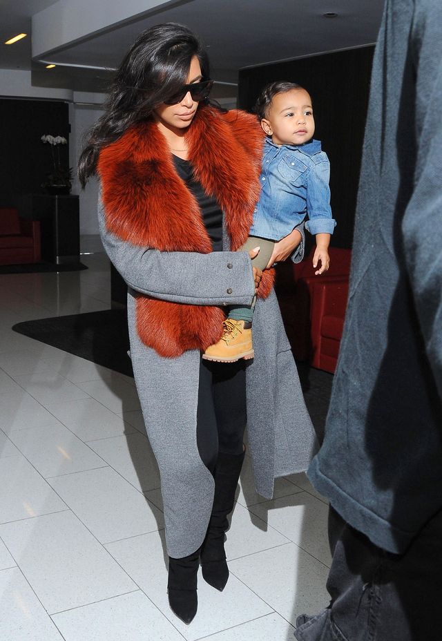 Kim Kardashian i Nori - stylowy duet (FOTO)