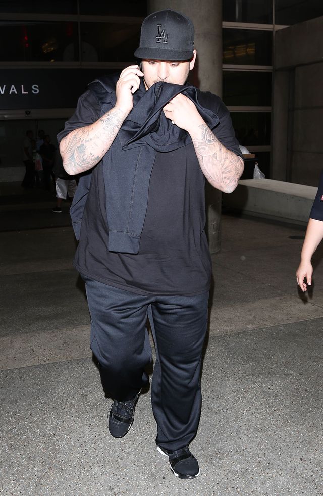 Rob Kardashian wypiął się (pokaźnym tyłkiem) na rodzinę
