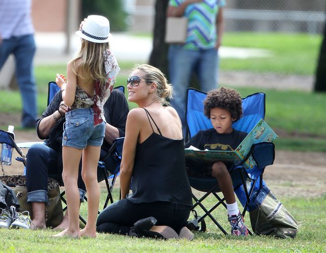 Nowy kochanek Heidi Klum ma dobry kontakt z jej dziećmi (FOT Nowy kochanek Heidi Klum ma dobry kontakt z jej dziećmi (FOT