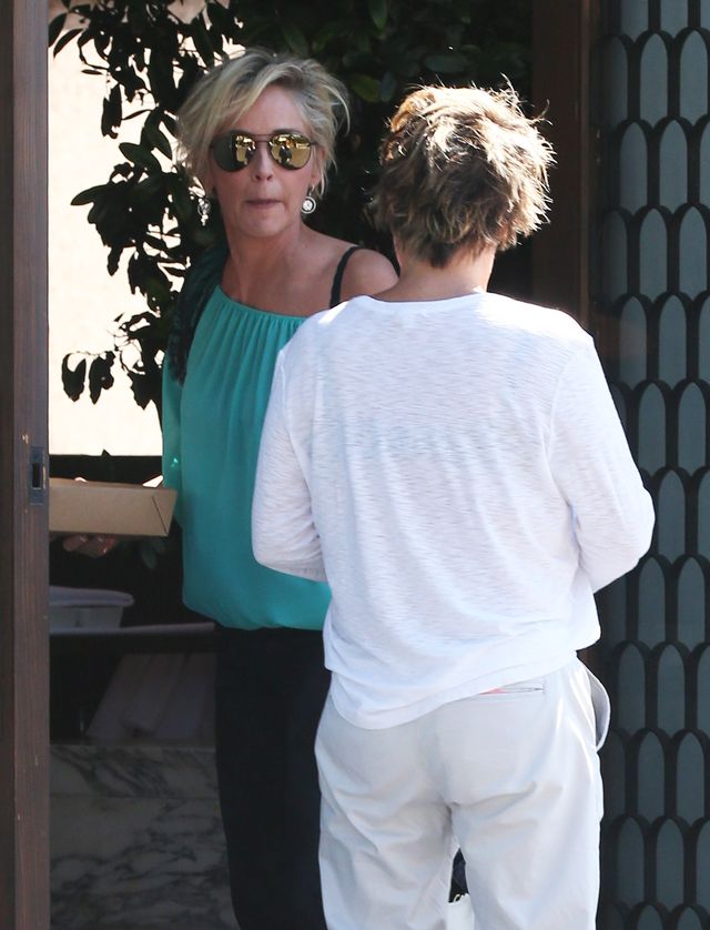 Sharon Stone: Zamknęłam się z butelką wina w łazience