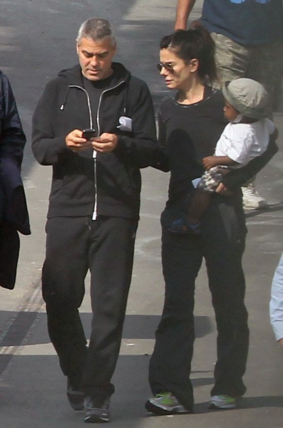 Geogre Clooney i Snadra Bullock - coś z tego będzie?  