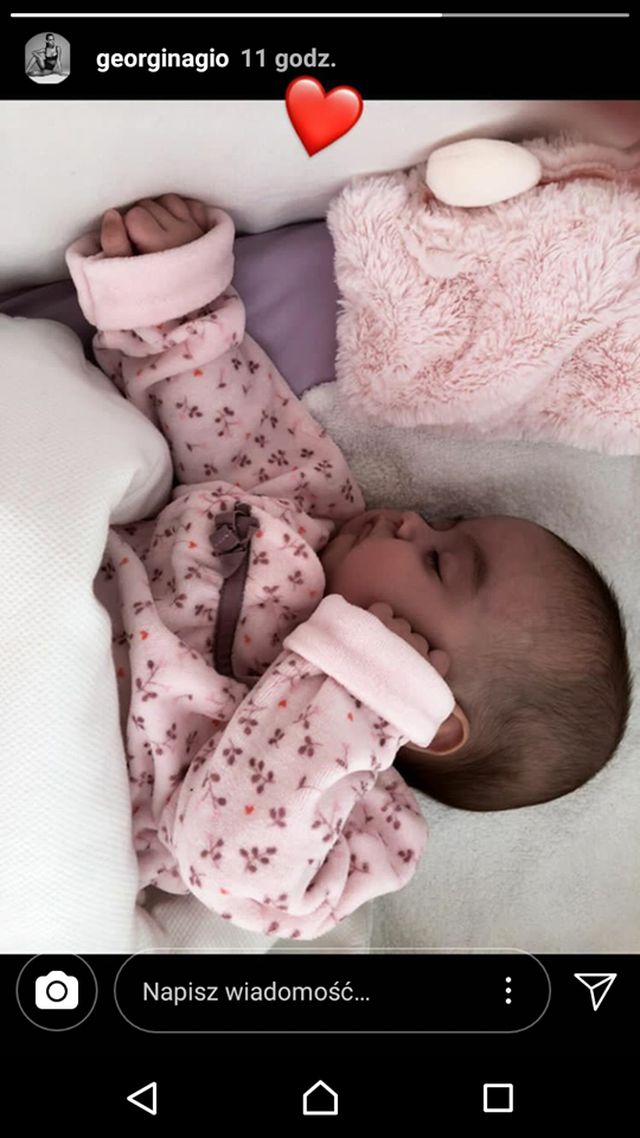 Córeczka Cristiano i Georginy rośnie jak na drożdżach (Instagram)