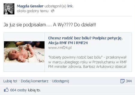 Gessler chce, by znieczulenie podczas porodu było bezpłatne