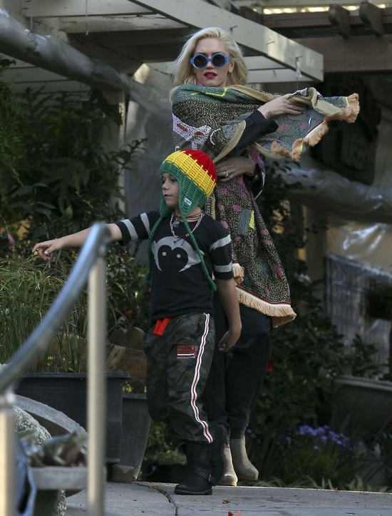 Modna rodzina Gwen Stefani ma wychodne (FOTO)