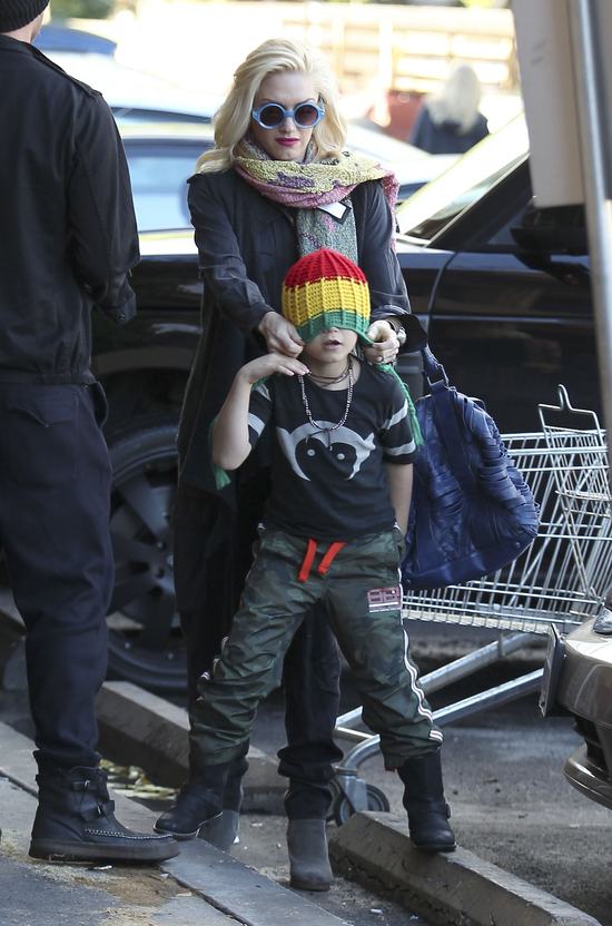 Modna rodzina Gwen Stefani ma wychodne (FOTO)