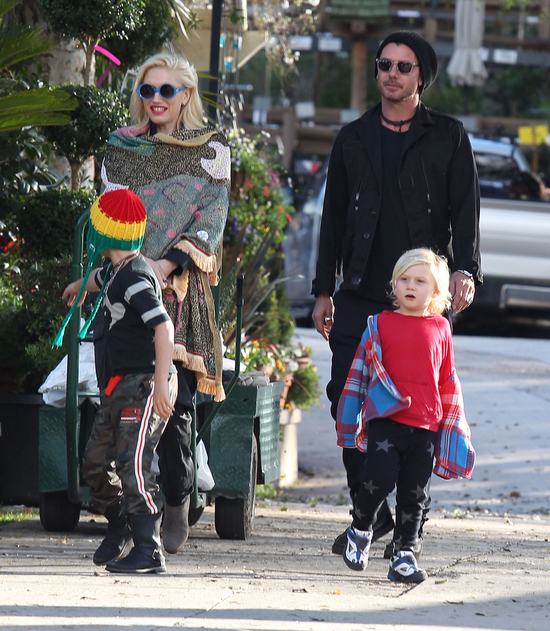 Modna rodzina Gwen Stefani ma wychodne (FOTO)