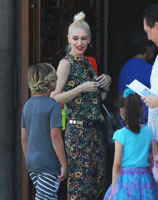 Gwen Stefani wygląda, jakby kamień spadł jej z serca (FOTO)