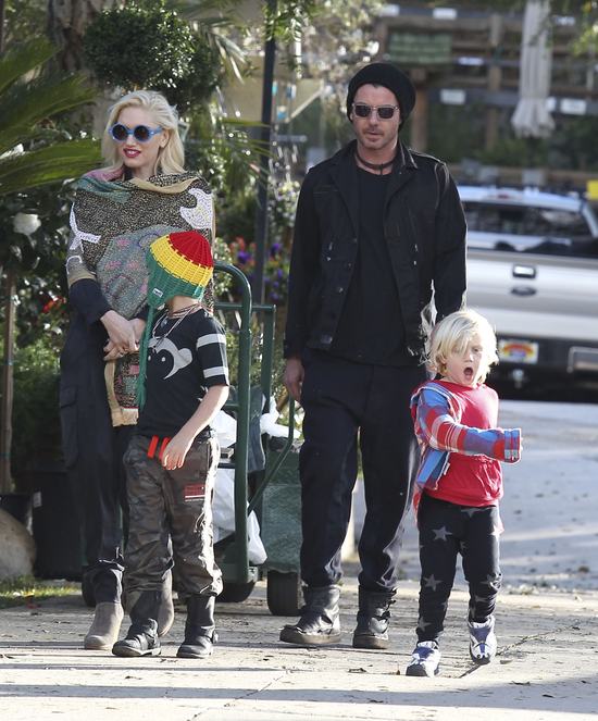 Modna rodzina Gwen Stefani ma wychodne (FOTO)