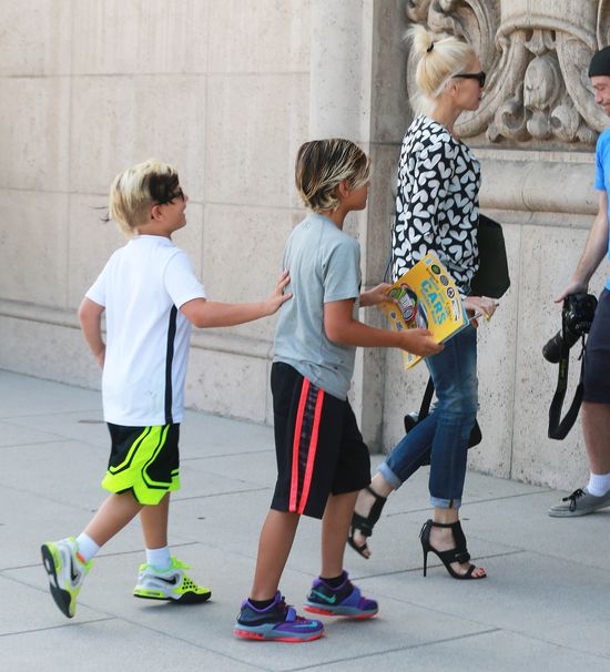 Gwen Stefani przefarbowała synom włosy (FOTO)