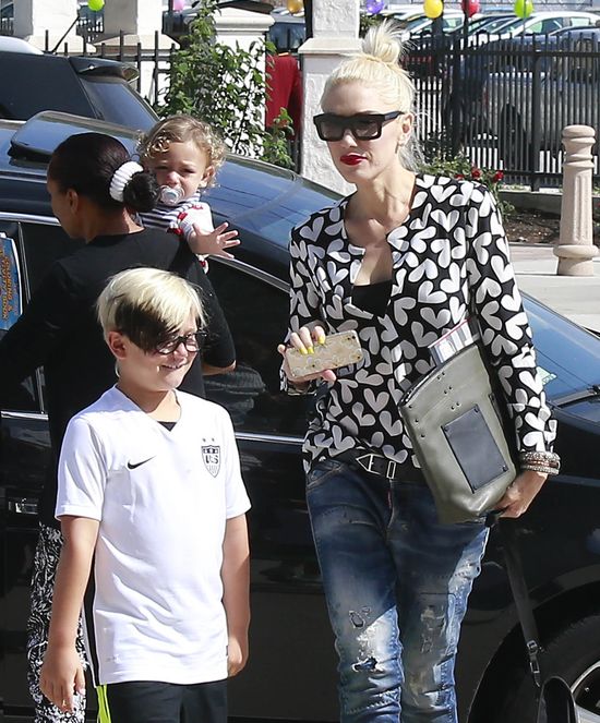 Gwen Stefani przefarbowała synom włosy (FOTO)