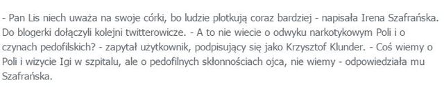 Hanna i Tomasz Lis pozywają za atakowanie córek w sieci