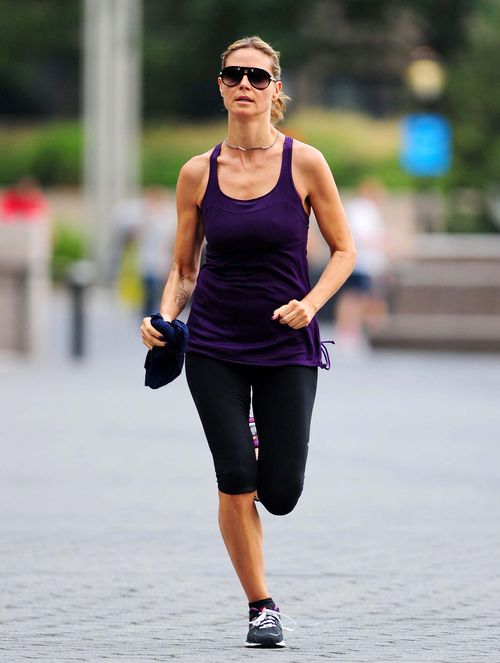 Heidi Klum biega, by zachować linię (FOTO) Heidi Klum biega, by zachować linię (FOTO)
