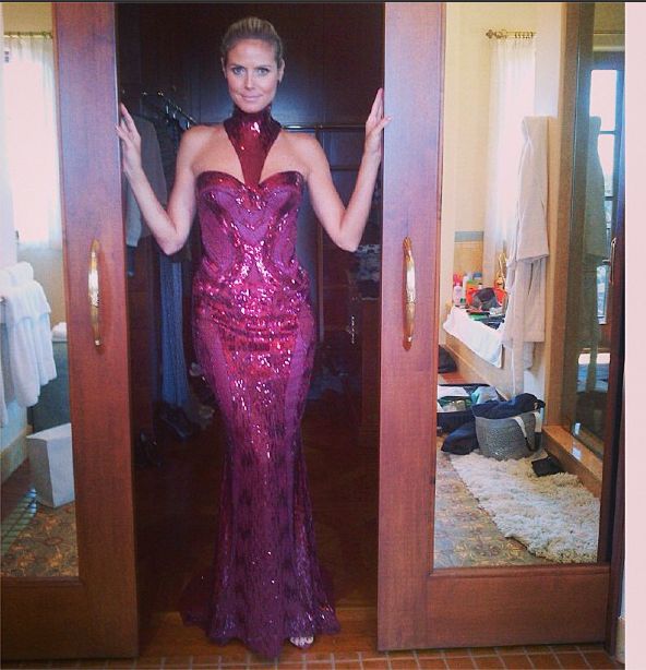 Rozdanie nagród  Emmy oczami Heidi Klum (FOTO)