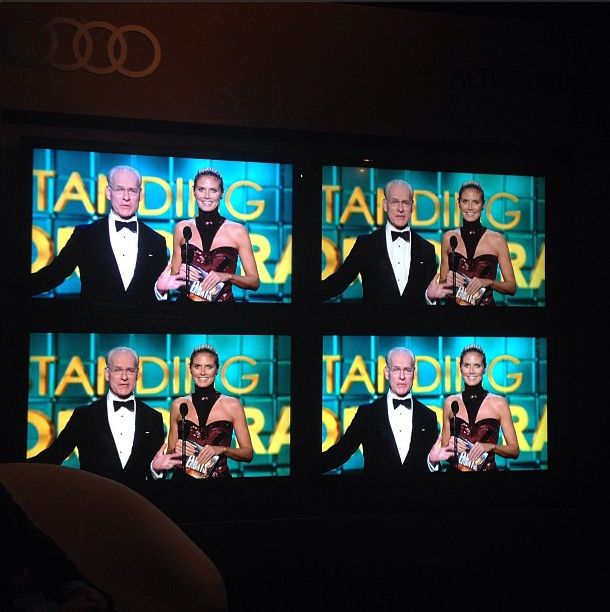 Rozdanie nagród  Emmy oczami Heidi Klum (FOTO)