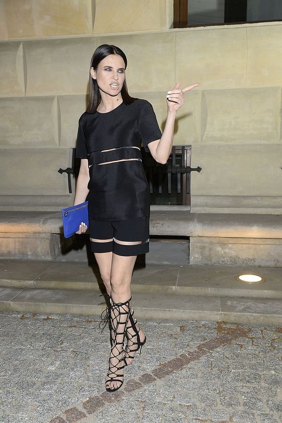 Celebryci na pokazie mody Balmain (FOTO)