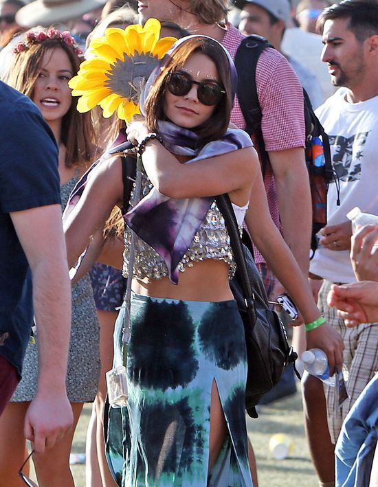 Vanessa Hudgens - największa fanka Coachelli