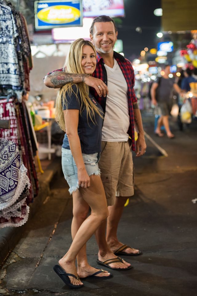 Małgosia i Radek w perfekcyjnych stylówkach na planie Iron Majdan (ZDJĘCIA)