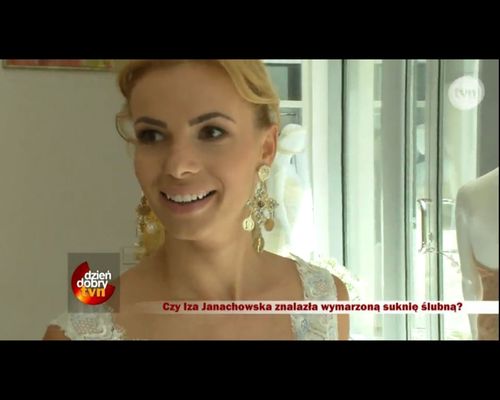 Zobaczcie SUKNIĘ ŚLUBNĄ Izabeli Janachowskiej! (FOTO)