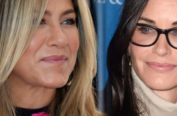 Courteney Cox OSTRZEGA Jennifer Aniston przed Bradem Pittem