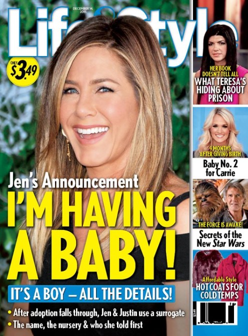 Jennifer Aniston wynajęła surogatkę?