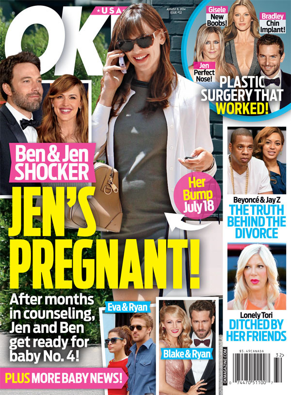 Coraz wyraźniejszy brzuszek u Jennifer Garner (FOTO)