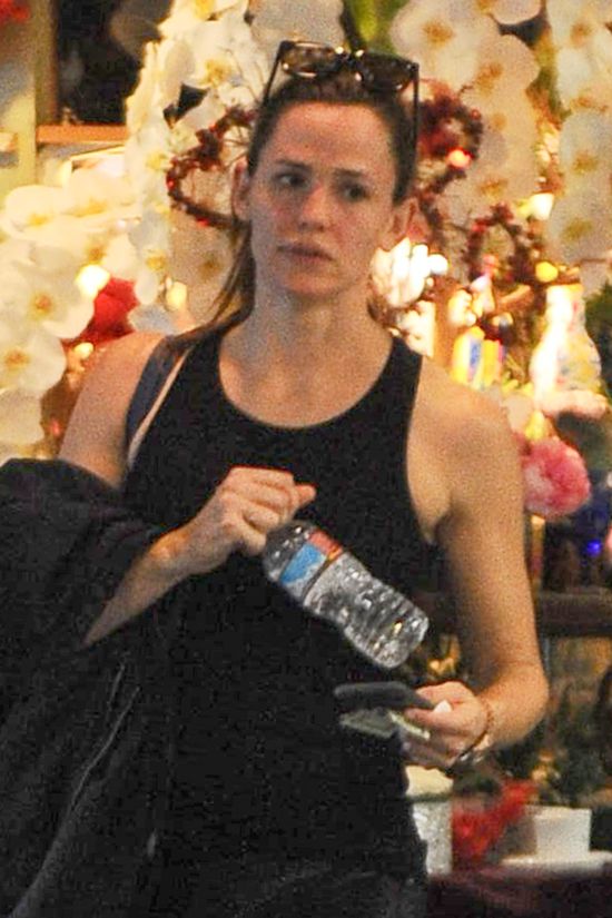 Jennifer Garner bez makijażu po treningu (FOTO)