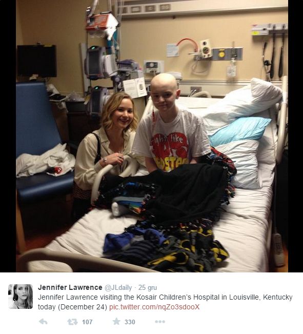 Nie uwierzycie, gdzie Jennifer Lawrence udała się na święta 