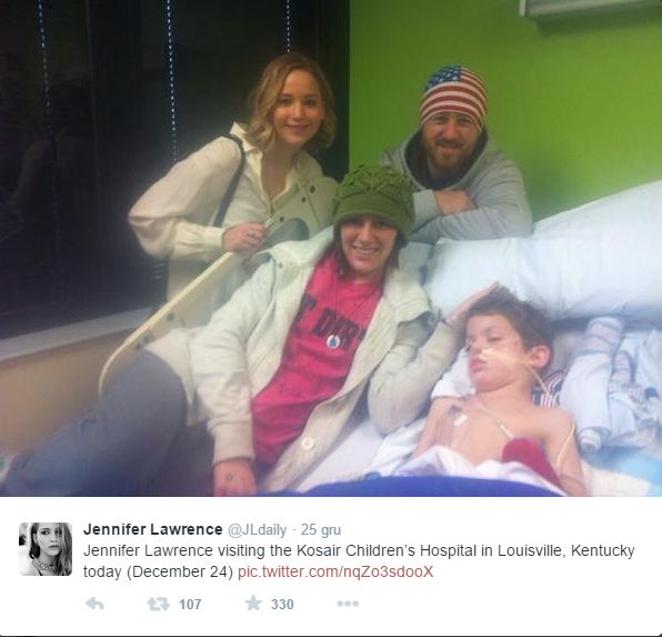 Nie uwierzycie, gdzie Jennifer Lawrence udała się na święta 