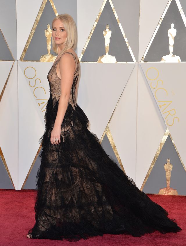 Poczujesz zawód, gdy zobaczysz suknię Jennifer Lawrence