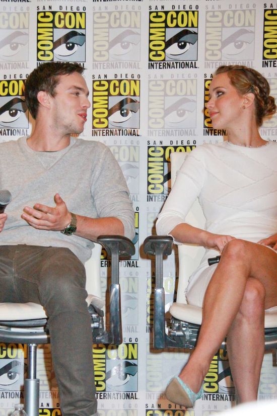 Jennifer lawrence i Nicholas Hoult razem na Comic-Con