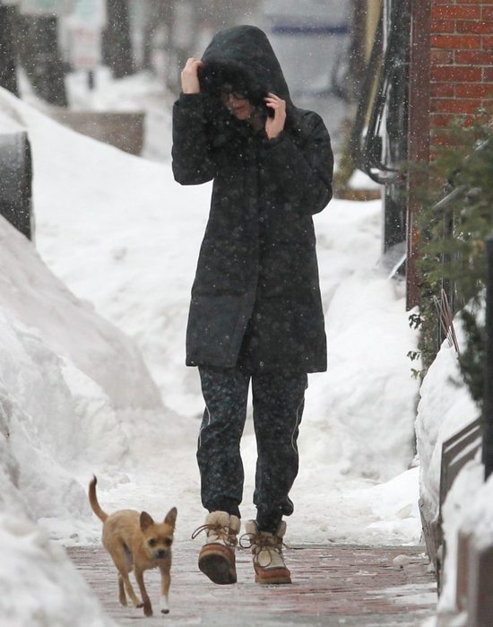Ta gwiazda nie ma ochoty na zadymkę w towarzystwie paparazzi
