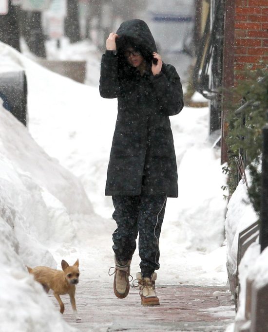 Ta gwiazda nie ma ochoty na zadymkę w towarzystwie paparazzi