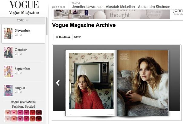 Jennifer Lawrence na okładce brytyjskiego Vogue'a (FOTO)