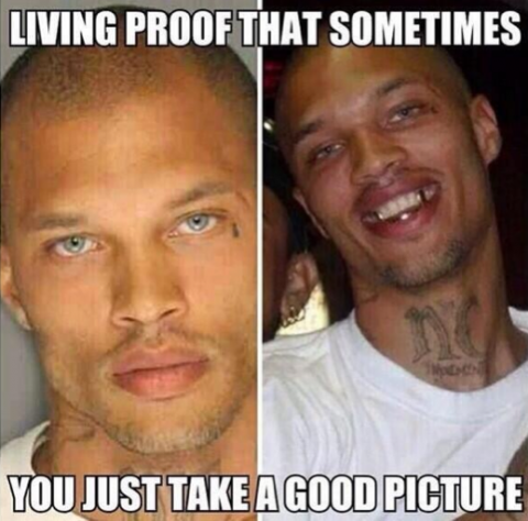Jeremy Meeks nie taki piękny i nie taki grzeczny