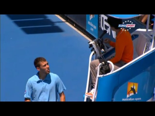 Jerzy Janowicz wszczął awanturę na korcie Jerzy Janowicz wszczął awanturę na korcie