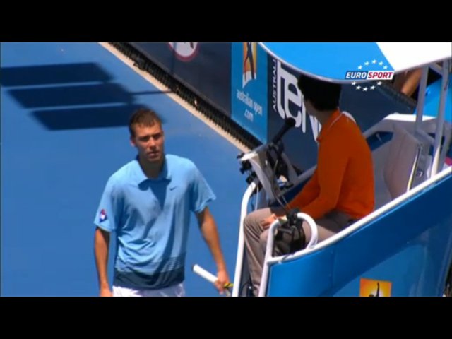 Jerzy Janowicz wszczął awanturę na korcie Jerzy Janowicz wszczął awanturę na korcie