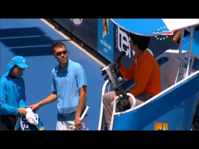 Jerzy Janowicz wszczął awanturę na korcie Jerzy Janowicz wszczął awanturę na korcie