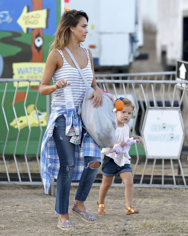 Jessica Alba świętowała Labor Day (FOTO)