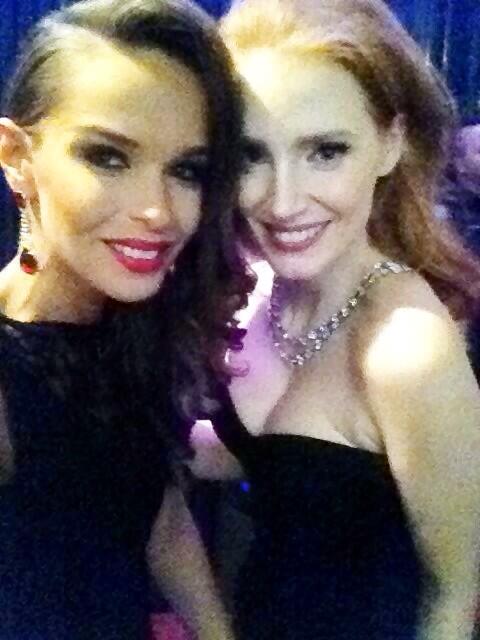 Kasia Sowińska lansuje się na Złotych Globach (FOTO)