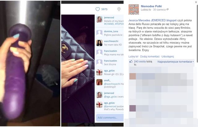 Jessica Mercedes po pijaku robi dziwne rzeczy