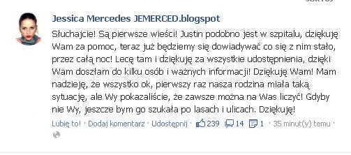 Jessica Mercedes przeżyła chwile grozy 